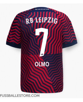 Günstige RB Leipzig Dani Olmo #7 Auswärtstrikot 2023-24 Kurzarm